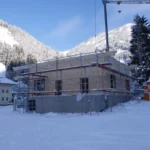 Außenansicht Flugschulbaustelle in Werfenweng (Foto Austriafly)